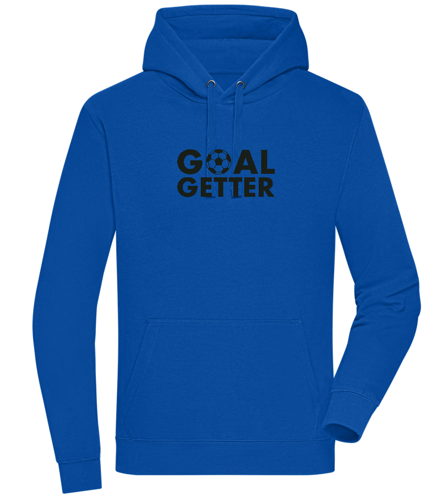 Goal Getter Design - Premium unisex hoodie_ROYAL_front