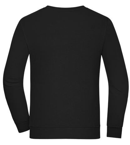 Whiskey Glass Design - Comfort unisex sweater_BLACK_back