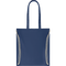 Canvas Shopping Bag with Drawstring (Black)_BLUE_front