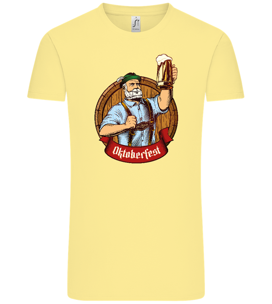 Oktoberfest Man Design - Comfort Unisex T-Shirt_AMARELO CLARO_front