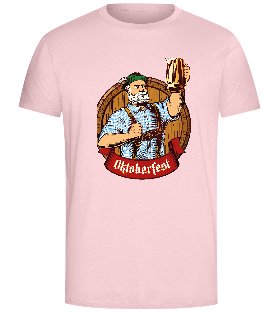 Oktoberfest Man Design - Comfort Unisex T-Shirt_CANDY PINK_front