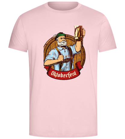 Oktoberfest Man Design - Comfort Unisex T-Shirt_CANDY PINK_front