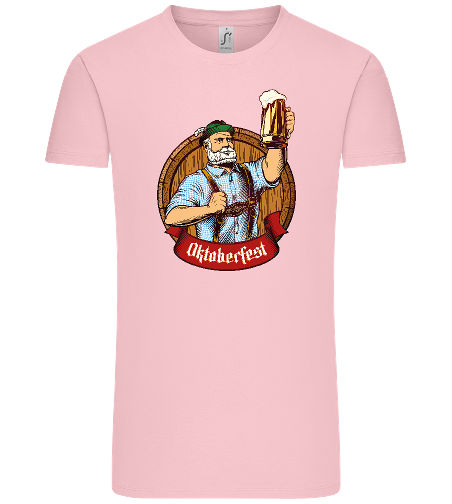 Oktoberfest Man Design - Comfort Unisex T-Shirt_CANDY PINK_front