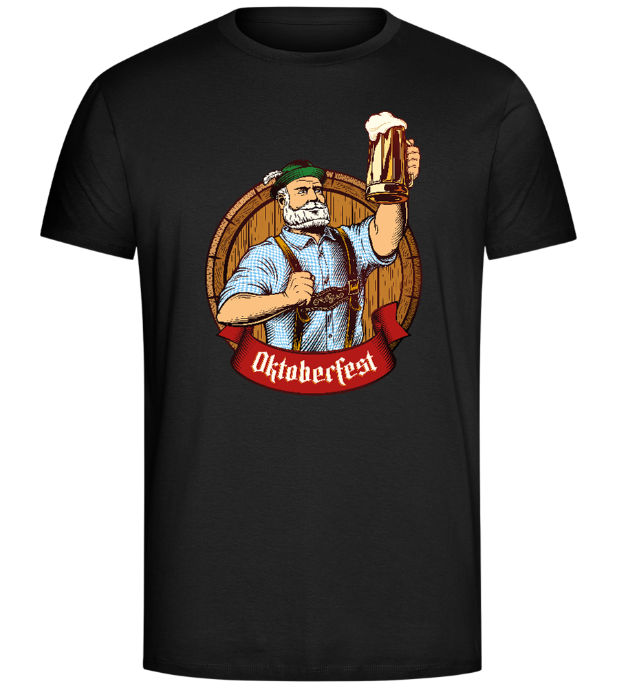 Oktoberfest Man Design - Comfort Unisex T-Shirt_DEEP BLACK_front