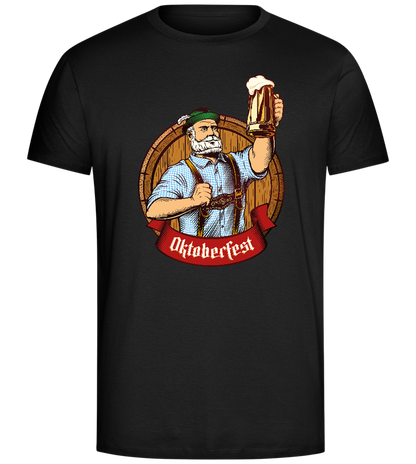 Oktoberfest Man Design - Comfort Unisex T-Shirt_DEEP BLACK_front