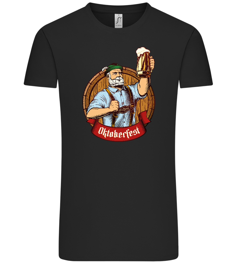 Oktoberfest Man Design - Comfort Unisex T-Shirt_DEEP BLACK_front