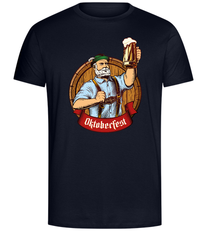 Oktoberfest Man Design - Comfort Unisex T-Shirt_FRENCH NAVY_front