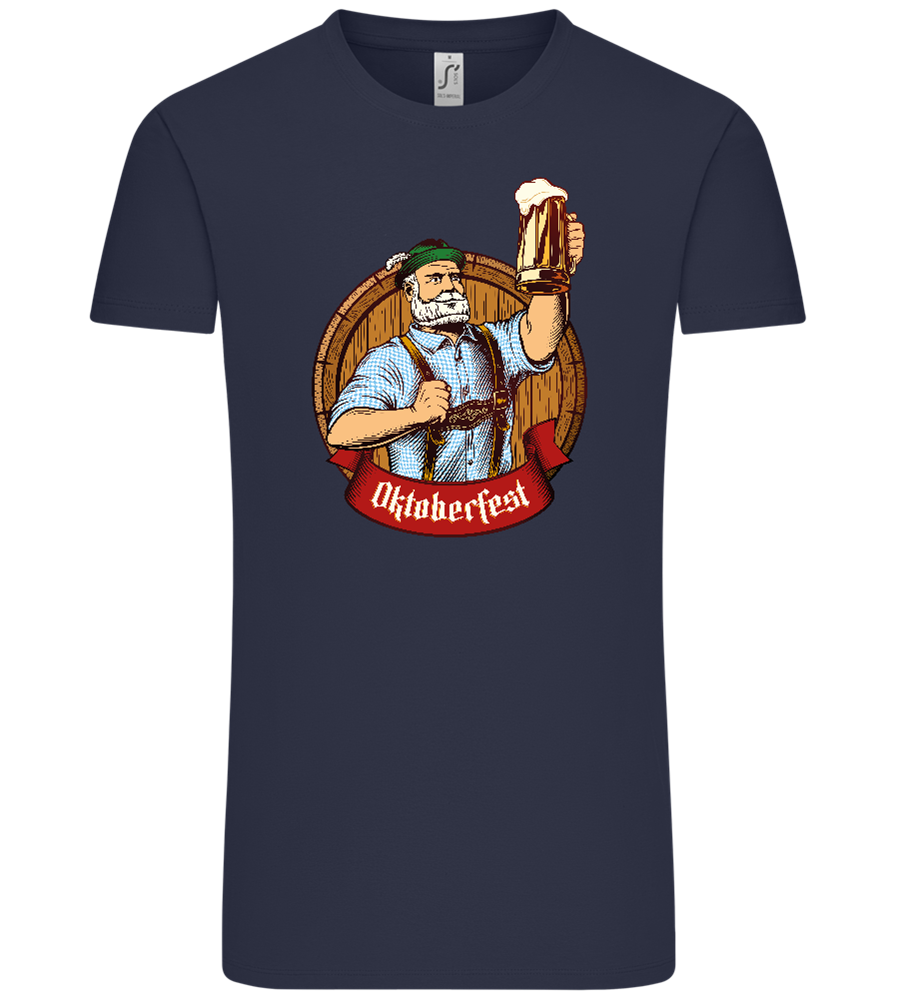 Oktoberfest Man Design - Comfort Unisex T-Shirt_FRENCH NAVY_front