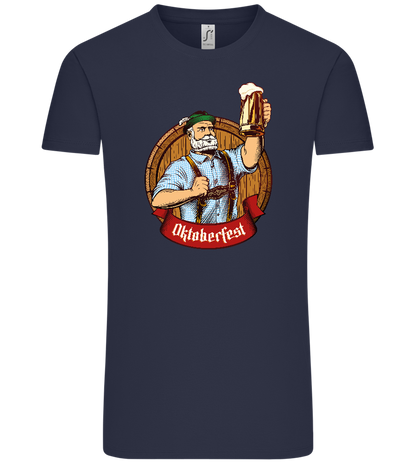 Oktoberfest Man Design - Comfort Unisex T-Shirt_FRENCH NAVY_front