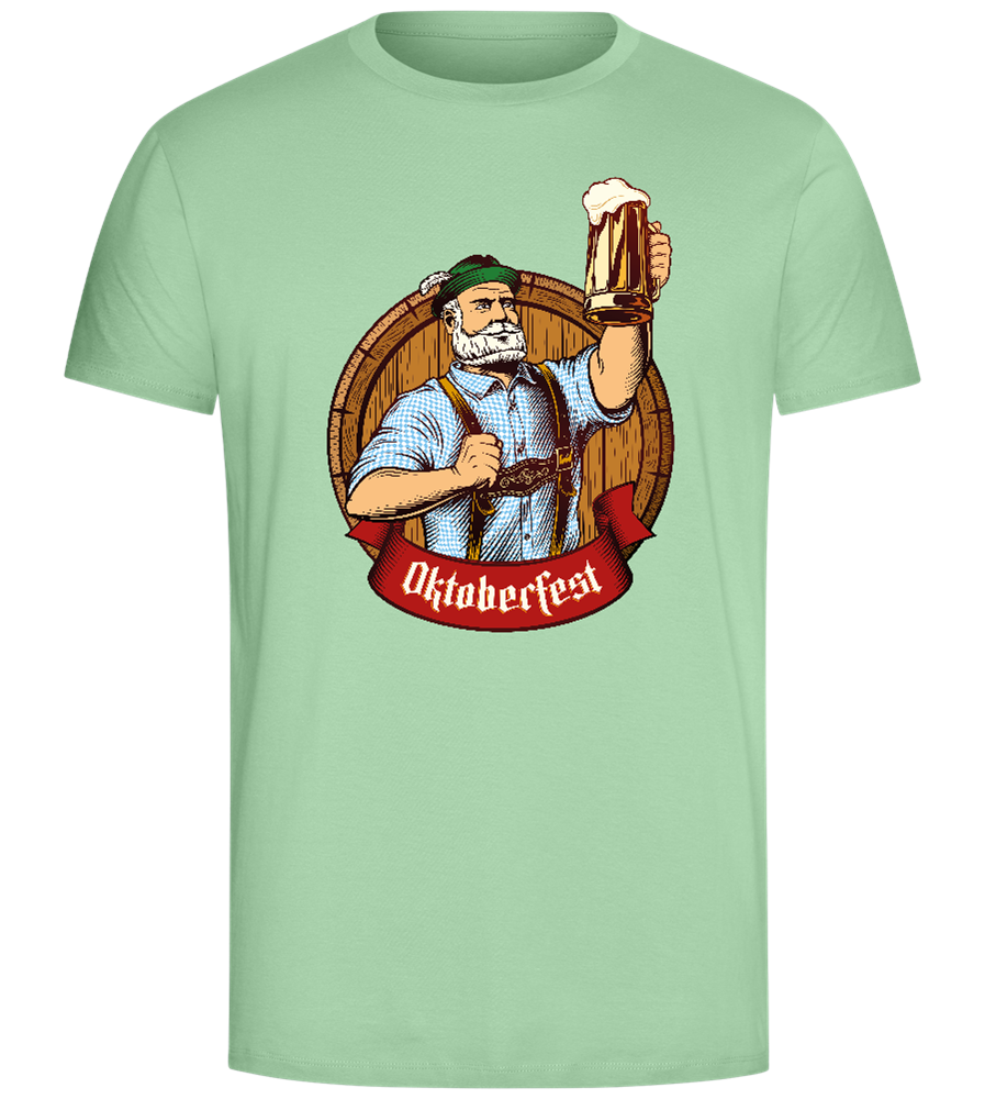 Oktoberfest Man Design - Comfort Unisex T-Shirt_ICE GREEN_front