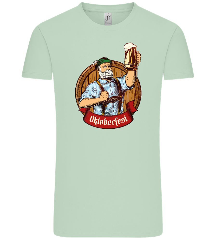 Oktoberfest Man Design - Comfort Unisex T-Shirt_ICE GREEN_front