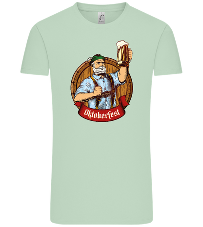 Oktoberfest Man Design - Comfort Unisex T-Shirt_ICE GREEN_front