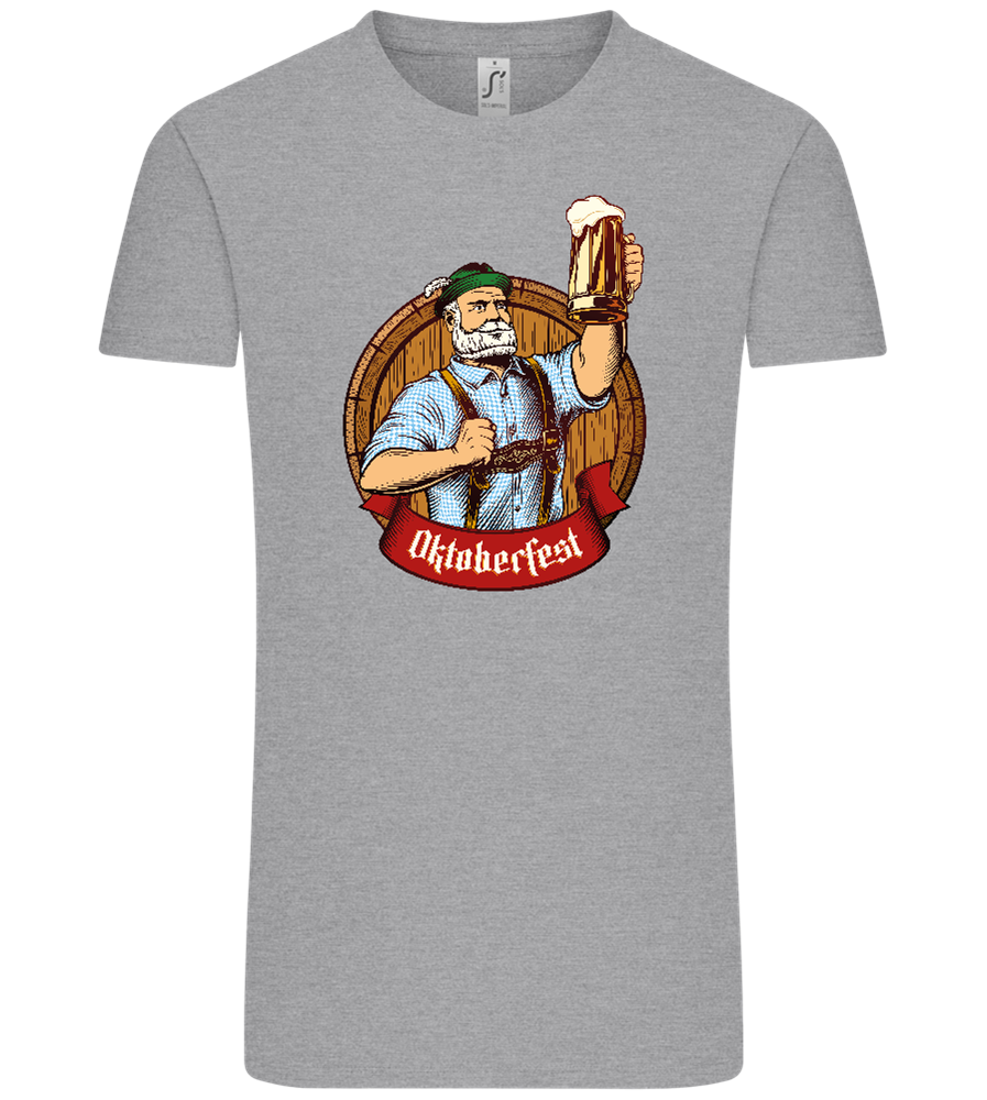 Oktoberfest Man Design - Comfort Unisex T-Shirt_ORION GREY_front