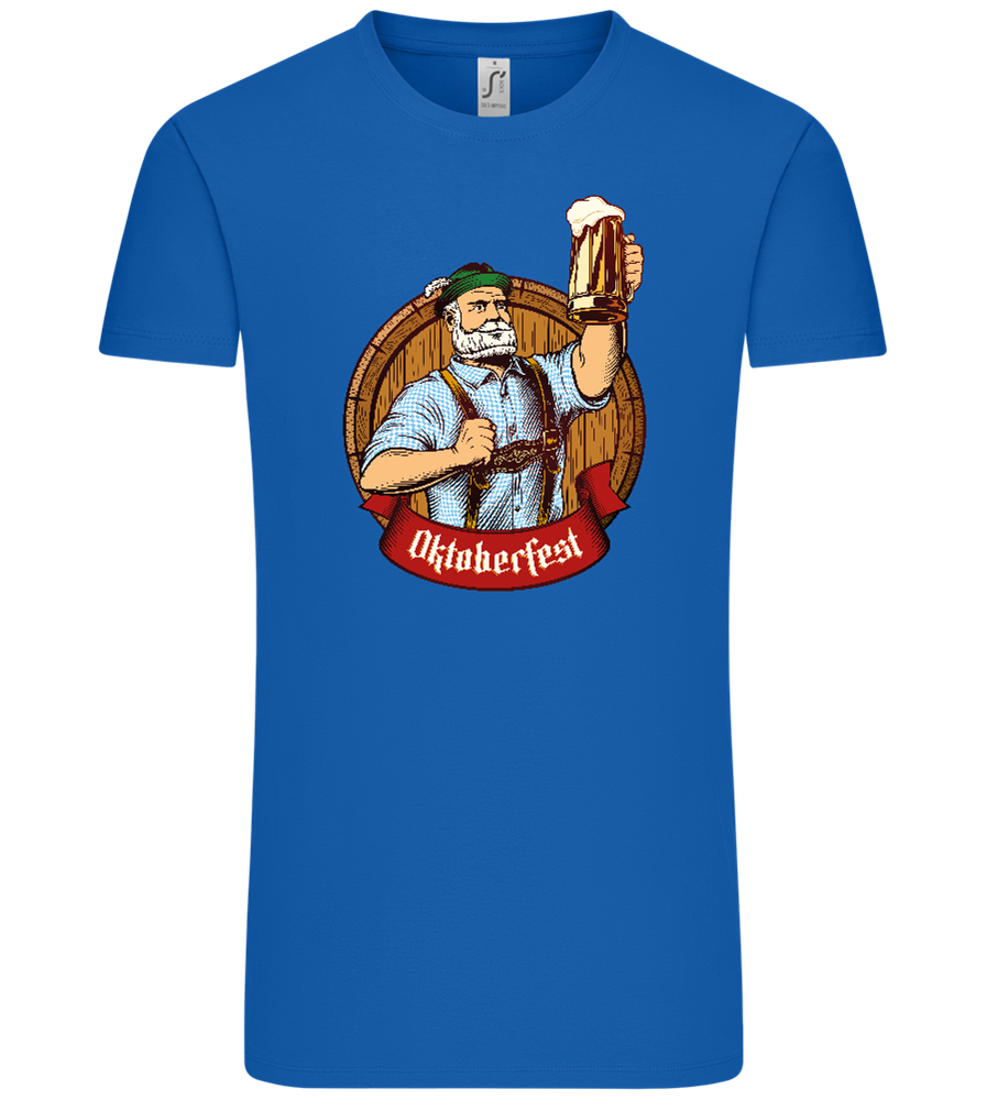 Oktoberfest Man Design - Comfort Unisex T-Shirt_ROYAL_front