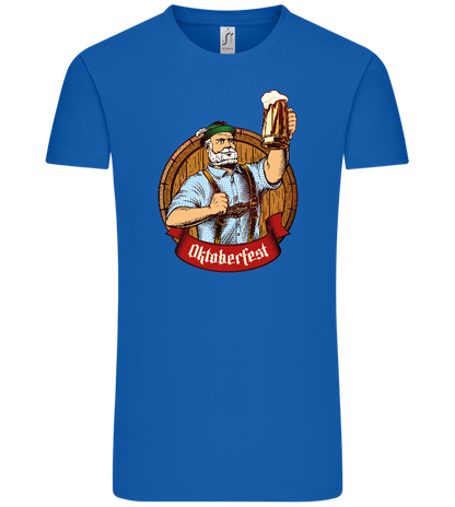 Oktoberfest Man Design - Comfort Unisex T-Shirt_ROYAL_front