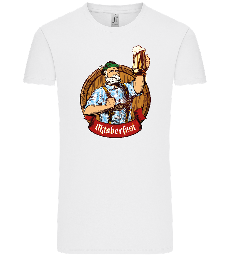 Oktoberfest Man Design - Comfort Unisex T-Shirt_WHITE_front