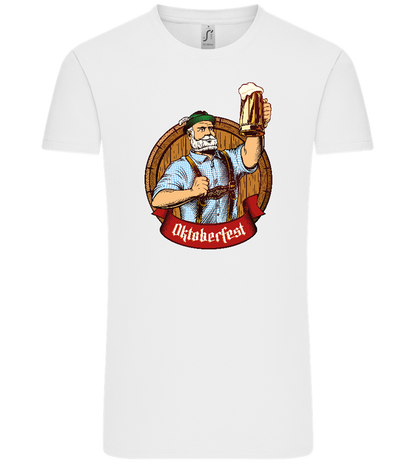 Oktoberfest Man Design - Comfort Unisex T-Shirt_WHITE_front