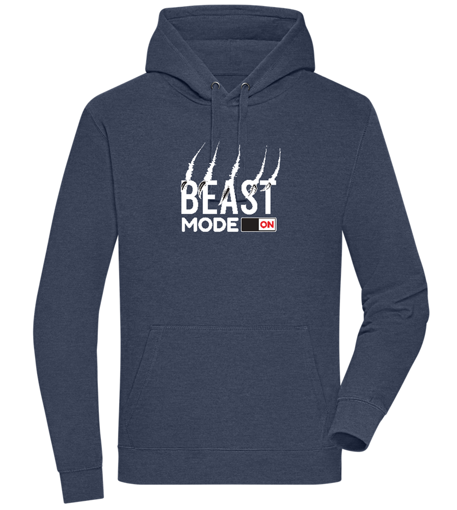 Beast Mode On Design - Premium unisex hoodie_DENIM CHINA_front