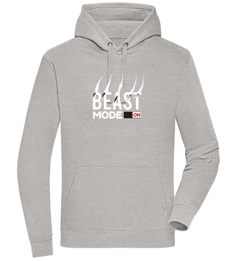 Beast Mode On Design - Premium unisex hoodie_ORION GREY II_front
