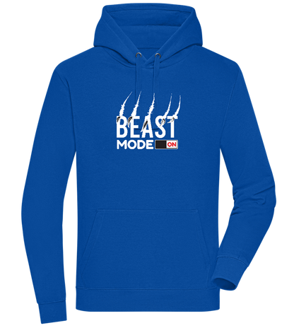 Beast Mode On Design - Premium unisex hoodie_ROYAL_front