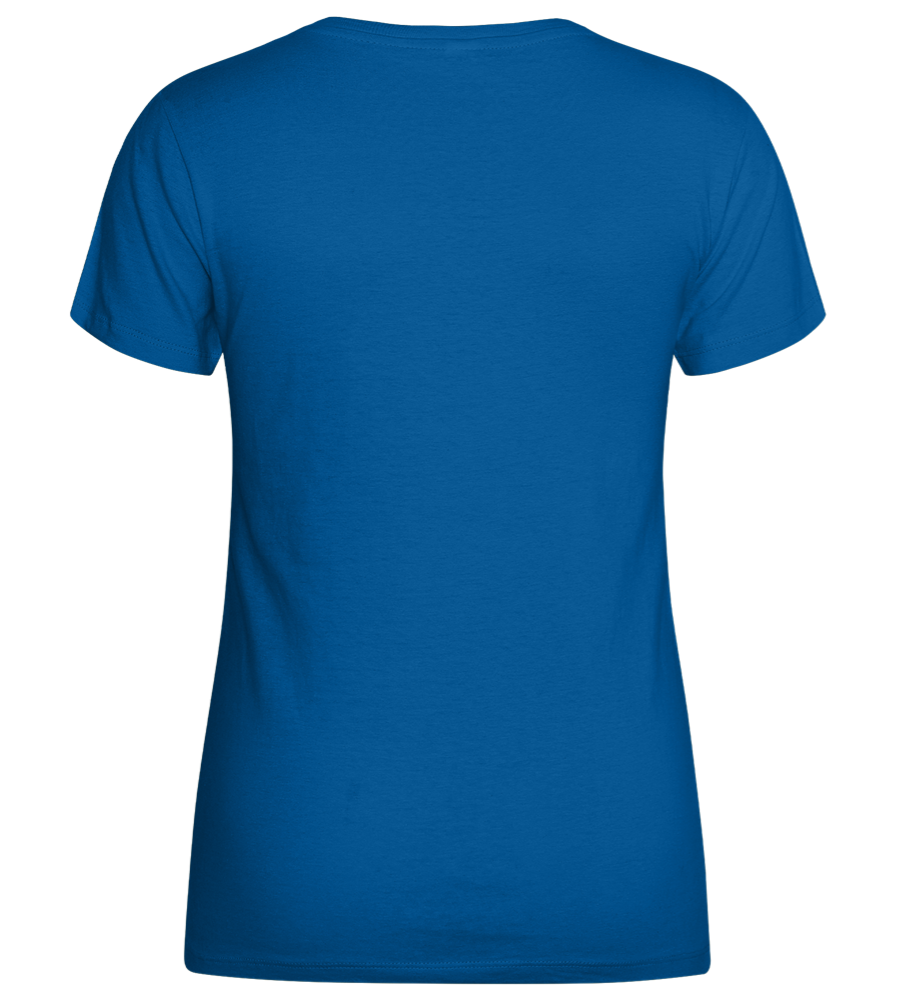 Helpless but Stylish Design - Basic women's t-shirt_ROYAL_back