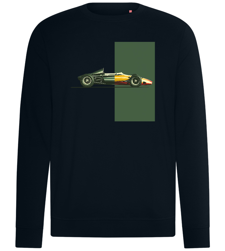 Retro F1 Design - Comfort unisex sweater_BLACK_front