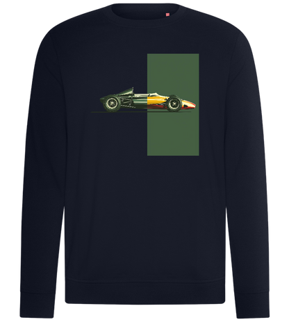 Retro F1 Design - Comfort unisex sweater_FRENCH NAVY_front