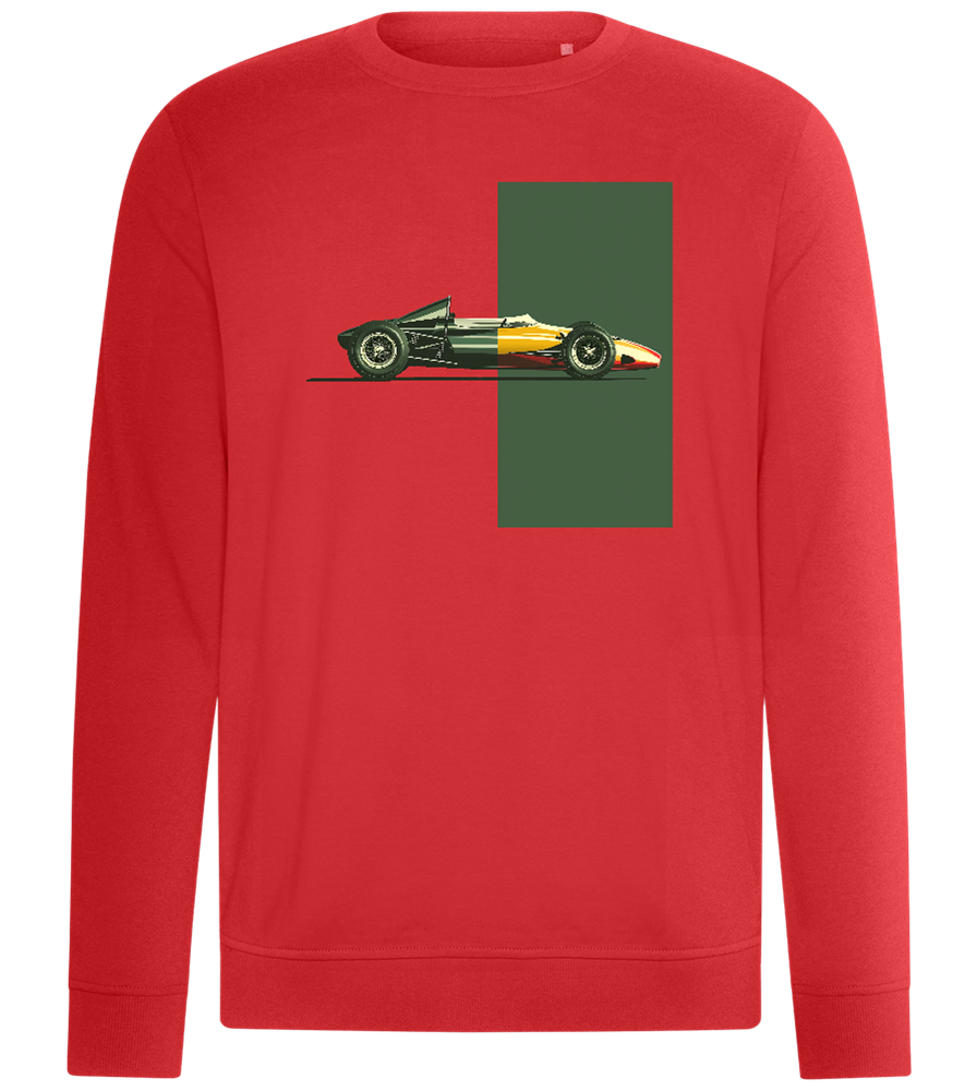 Retro F1 Design - Comfort unisex sweater_RED_front