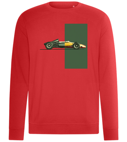 Retro F1 Design - Comfort unisex sweater_RED_front