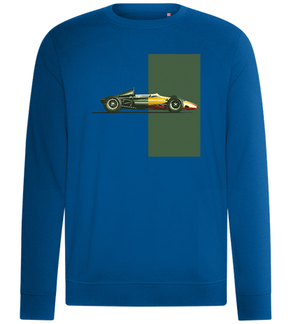 Retro F1 Design - Comfort unisex sweater_ROYAL_front