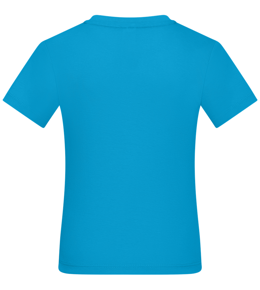 Soccer Celebration Design - Basic kids t-shirt_TURQUOISE_back