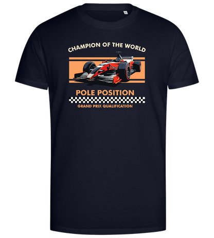 Pole Position Design - Premium men's close fitting t-shirt_FRENCH NAVY_front