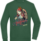 Los Angeles Design - Comfort Essential Unisex Sweater_GREEN BOTTLE_front