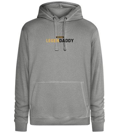 Original Legendaddy Design - Premium unisex hoodie_ORION GREY II_front