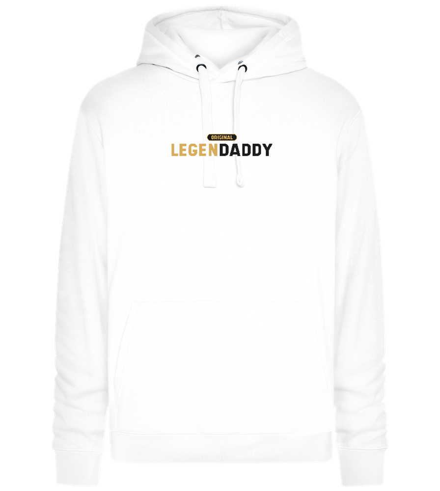 Original Legendaddy Design - Premium unisex hoodie_WHITE_front