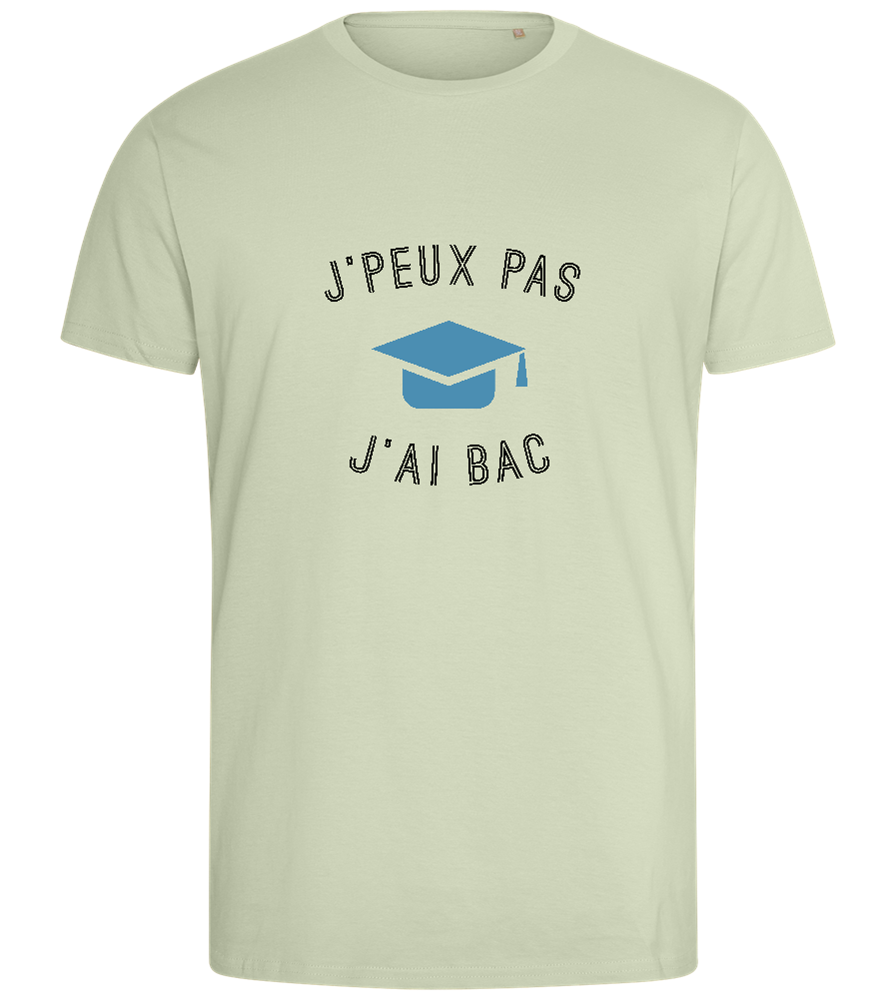 J'peux Pas J'ai Bac Design - Comfort men's fitted t-shirt_SILESTONE_front