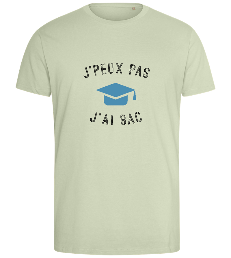 J'peux Pas J'ai Bac Design - Comfort men's fitted t-shirt_SILESTONE_front