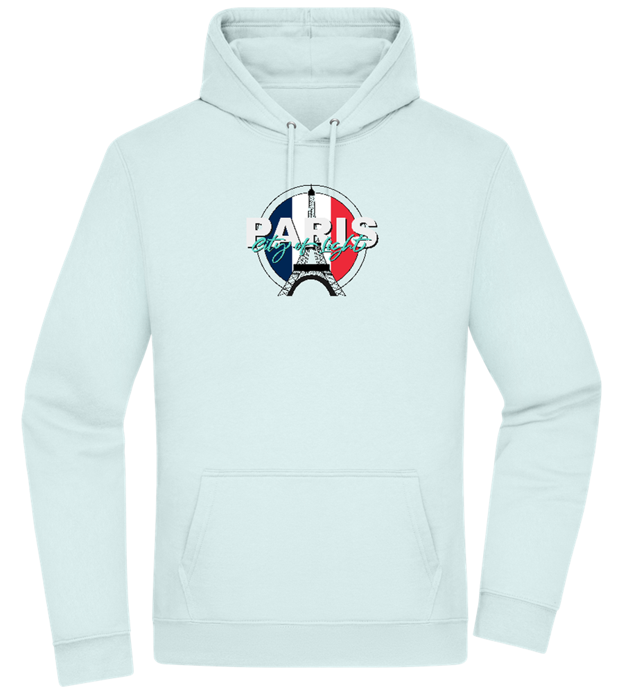 City of Light Design - Premium Essential Unisex Hoodie_ARCTIC BLUE_front