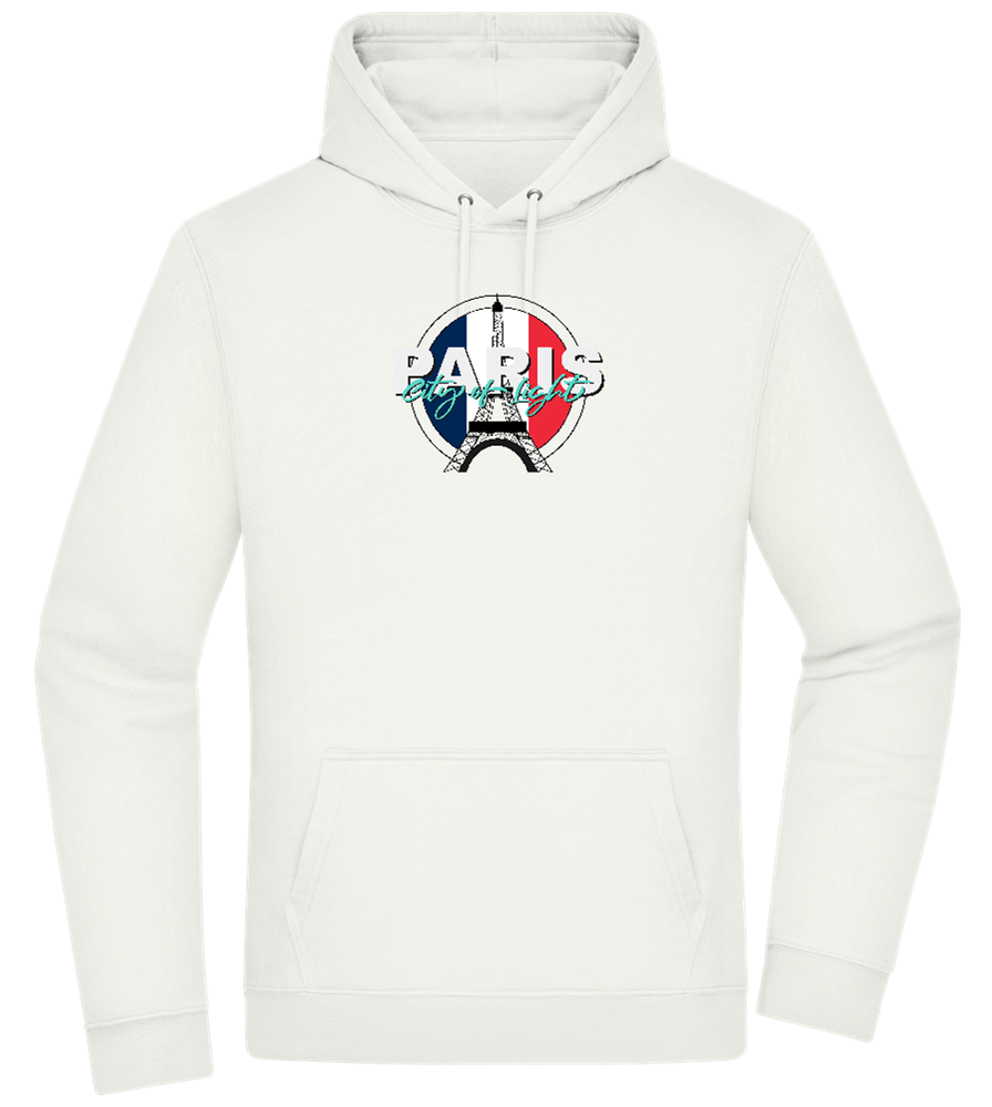 City of Light Design - Premium Essential Unisex Hoodie_CREAMY GREEN_front