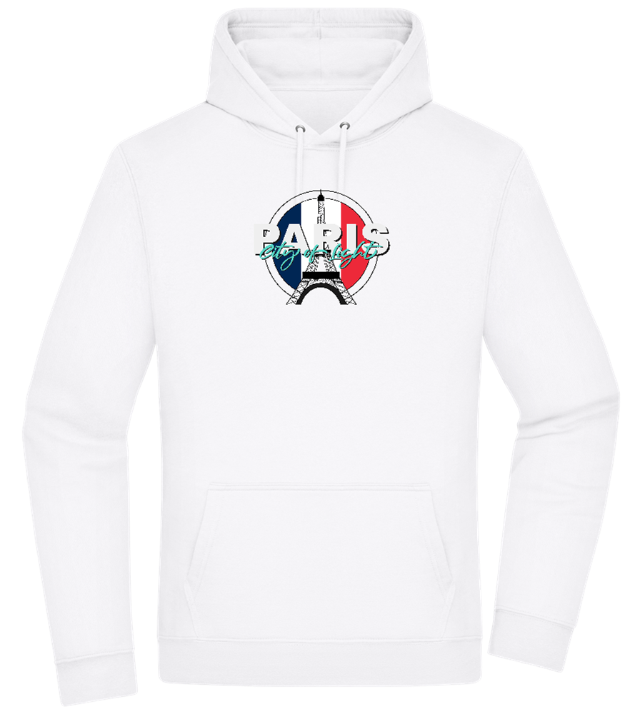 City of Light Design - Premium Essential Unisex Hoodie_WHITE_front