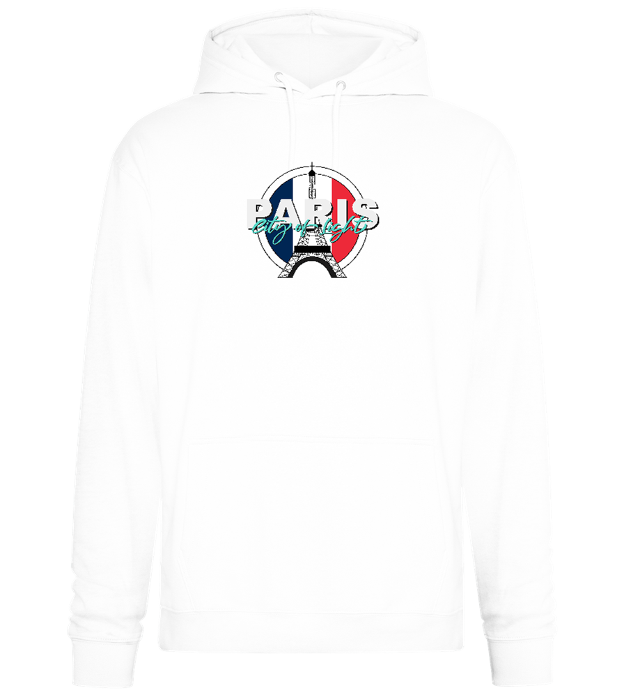 City of Light Design - Premium Essential Unisex Hoodie_WHITE_front