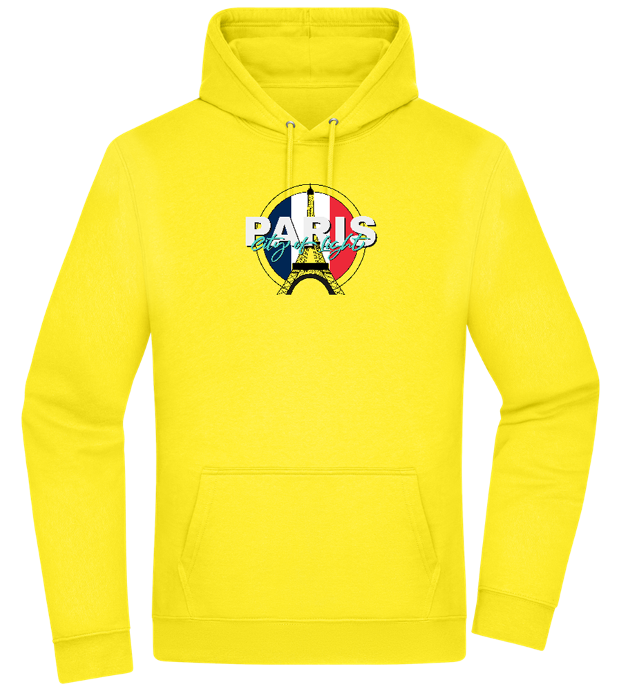 City of Light Design - Premium Essential Unisex Hoodie_YELLOW_front