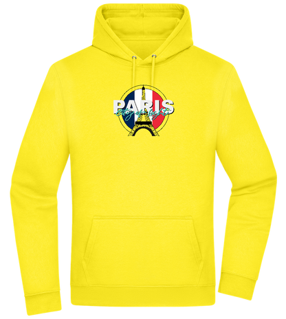 City of Light Design - Premium Essential Unisex Hoodie_YELLOW_front