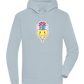 Rainbow Mushroom Smiley Design - Premium unisex hoodie_CREAMY BLUE_front