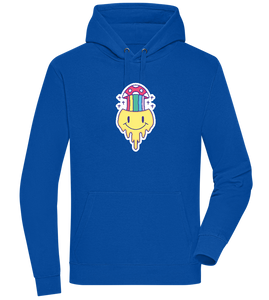 Rainbow Mushroom Smiley Design - Premium unisex hoodie