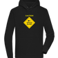 Speed Bump Design - Premium unisex hoodie_BLACK_front