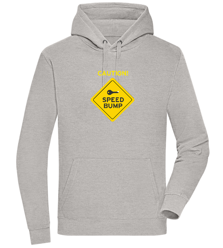 Speed Bump Design - Premium unisex hoodie_ORION GREY II_front