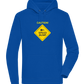 Speed Bump Design - Premium unisex hoodie_ROYAL_front