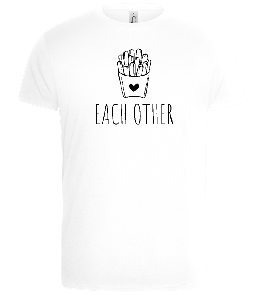 Each Other Design - Basic Unisex T-Shirt_WHITE_front