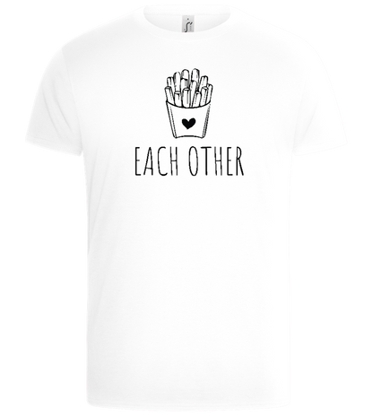 Each Other Design - Basic Unisex T-Shirt_WHITE_front